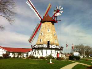 The Danish Windmill in Elk Horn, Iowa (Photo by Linda Steffensen, The Danish Pioneer Newspaper's Editor)