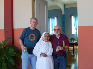 Bob Anthony and Jens C. Nielsen, right, in Nicaragua in November 2013.