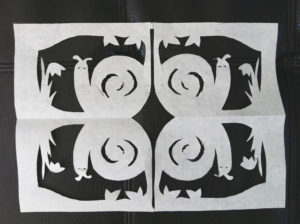 An example of the Danish papercutting from the class. (Photo courtesy of The Danish Pioneer)