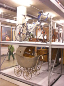 Some of the artifacts stored in the new Curatorial Center. (Photo by The Danish Pioneer)