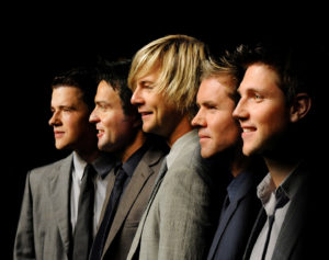 CELTIC THUNDER, featuring Emmett O'Hanlon, Ryan Kelly, Keith Harkin, Neil Byrne & Colm Keegan, will be at Norsk Hostfest in Minot, North Dakota in 2015. (Photo courtesy of Norsk Hostfest)