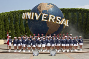 A group photograph of the Helsingør Pigegarde. (File photo courtesy of Helsingør Pigegarde  - Elsinore Girls’ Marching Band) 