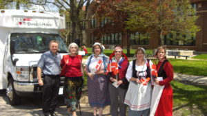 The Danish Sisterhood and The Danish Home of Chicago participated in the 2014 Norwegian Constitution Day Parade in Park Ridge, Illinois. (Photo courtesy of The Danish Pioneer Newspaper)