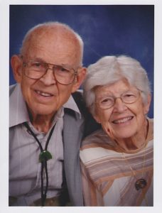 Lloyd Neve is pictured with his wife Muriel Neve (Photo courtesy of the Danish American Archive and Library)