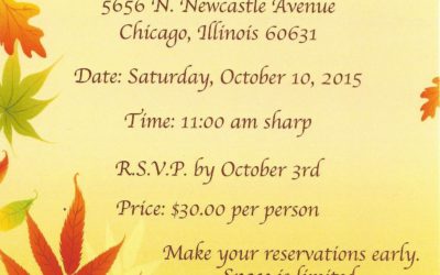 Women’s Auxiliary of The Danish Home of Chicago plans Fall Brunch on Sat., October 10, 2015