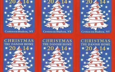 Danish Home in Croton-on-Hudson, New York presents festive 2014 Christmas Seal