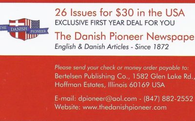 Hey Facebook Fans, The Danish Pioneer Newspaper has an Exclusive First Year Deal for You!