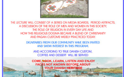 ‘Viking & Norse History’ to be presented on Sunday, October 20, 2013 at The Danish Home in Edison, New Jersey