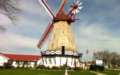 Elk Horn Mayor Stan Jens and the Danish Windmill’s Lisa Steen Riggs head to Denmark