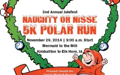 The holidays and the 2nd Annual Naughty or Nisse 5K Polar Run come to Iowa’s Danish Villages