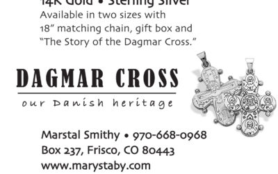 #15 The Danish Pioneer’s Countdown to Christmas 2014: The Dagmar Cross – a traditional Danish keepsake gift – available from Mary Staby in Colorado