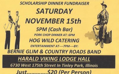 Reservations start October 1 for Danish Brotherhood’s Popular Scholarship Dinner on November 15, 2014 in Illinois