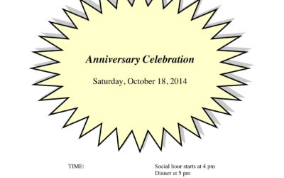 Dania & DAAC of Chicago plan Anniversary Celebration at Bob Chinn’s Crab House in Illinois on Saturday, October 18, 2014