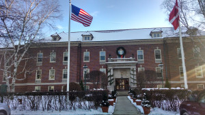 The Danish Home of Chicago is decorated for the holidays. (Photo courtesy of The Danish Home)