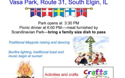 Come enjoy a picnic dinner at Vasa Park in South Elgin, Illinois