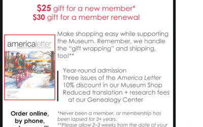 #11 The Danish Pioneer’s Countdown to Christmas 2014: Give a Gift of Membership to the Museum of Danish America