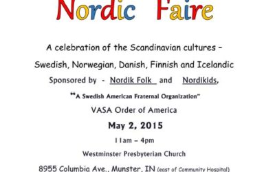 Nordic Faire planned in Munster, Indiana on Saturday, May 2, 2015