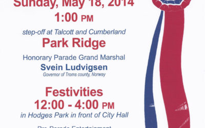 Danes to participate in Norwegian Constitution Day Parade in Park Ridge, Illinois on Sunday, May 18