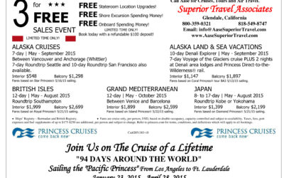 Mette A. Haydt will escort ‘The Cruise of a Lifetime – 94 Days Around The World’ in 2015